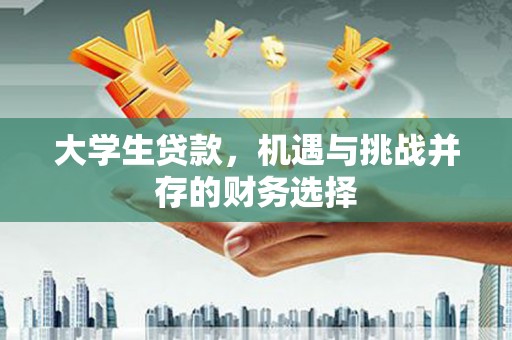 辽源大学生贷款，机遇与挑战并存的财务选择