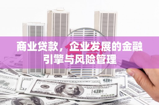 辽源商业贷款，企业发展的金融引擎与风险管理