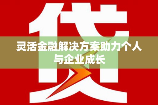 辽源灵活金融解决方案助力个人与企业成长