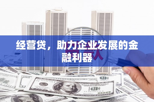 辽源经营贷，助力企业发展的金融利器