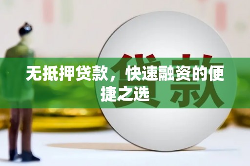 辽源无抵押贷款，快速融资的便捷之选