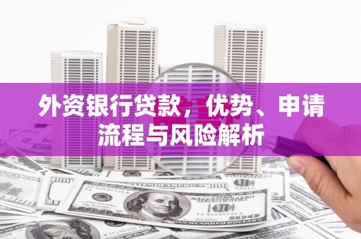 辽源外资银行贷款，优势、申请流程与风险解析