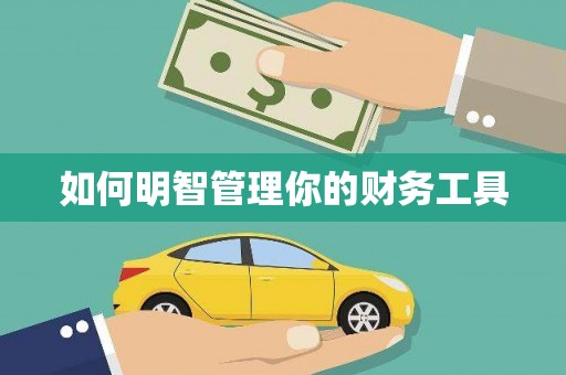 辽源如何明智管理你的财务工具