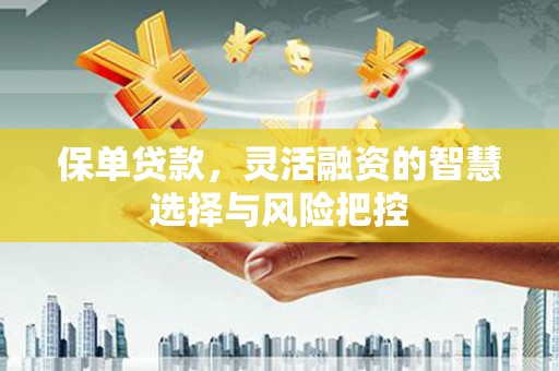 辽源保单贷款，灵活融资的智慧选择与风险把控