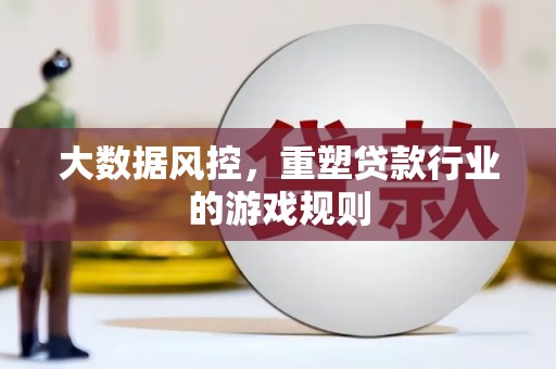 辽源大数据风控，重塑贷款行业的游戏规则