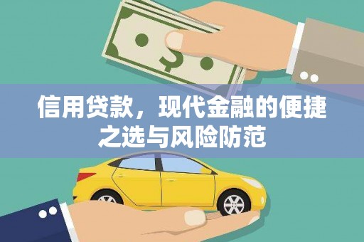辽源信用贷款，现代金融的便捷之选与风险防范
