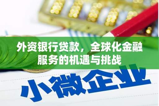 辽源外资银行贷款，全球化金融服务的机遇与挑战