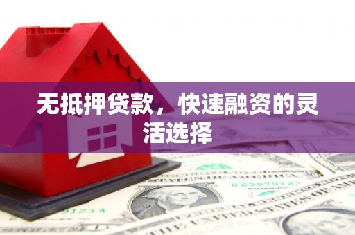 辽源无抵押贷款，快速融资的灵活选择