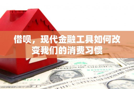 辽源借呗，现代金融工具如何改变我们的消费习惯