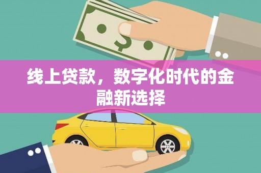 辽源线上贷款，数字化时代的金融新选择