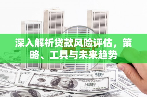 辽源深入解析贷款风险评估，策略、工具与未来趋势