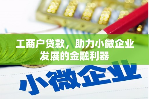 辽源工商户贷款，助力小微企业发展的金融利器