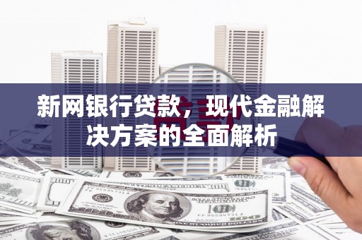 辽源新网银行贷款，现代金融解决方案的全面解析