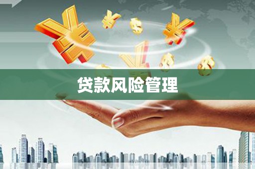 辽源贷款风险管理