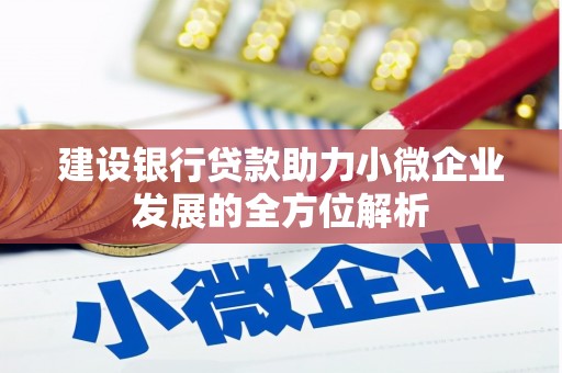 辽源建设银行贷款助力小微企业发展的全方位解析