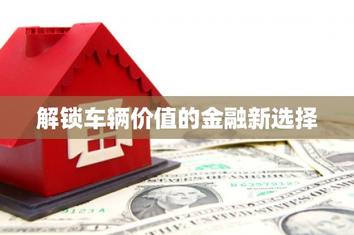 辽源解锁车辆价值的金融新选择