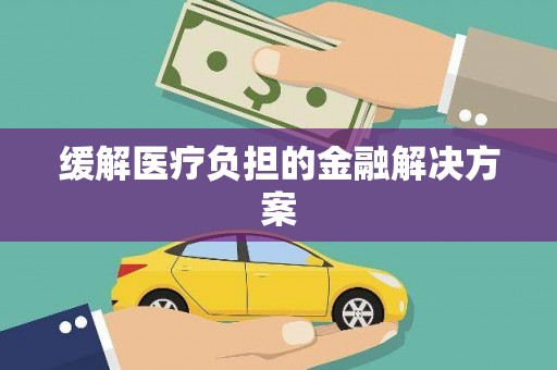 辽源缓解医疗负担的金融解决方案