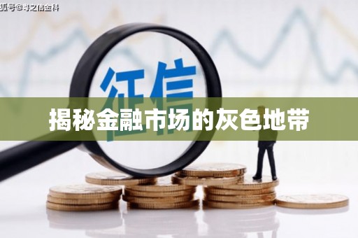 辽源揭秘金融市场的灰色地带